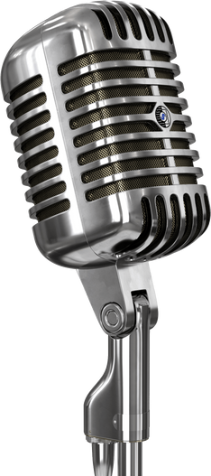 Retro  Microphone Illustration